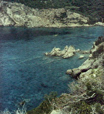 Das Meer bei Paleokastritsa